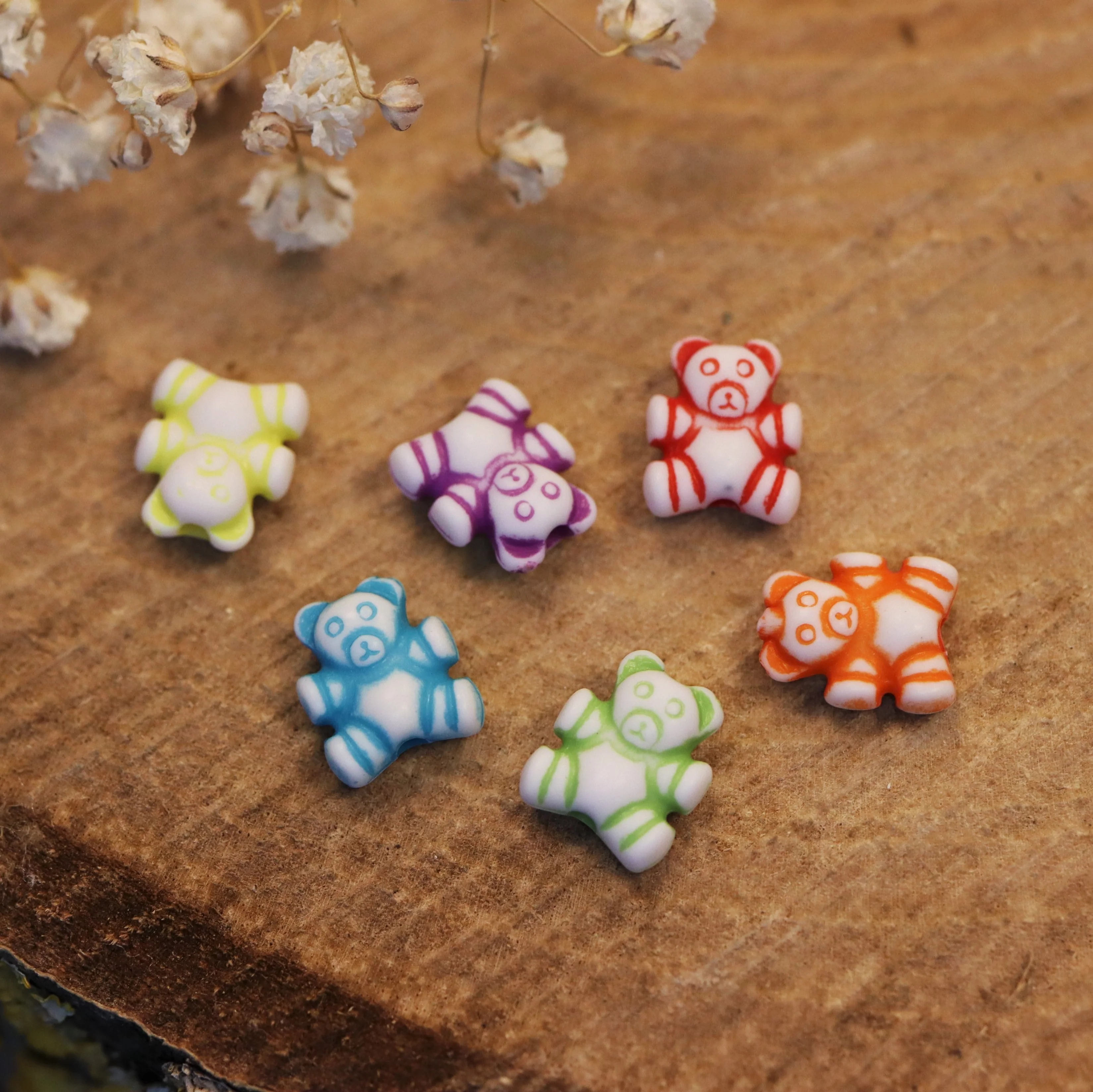 Acryl beertje - 10 stuks