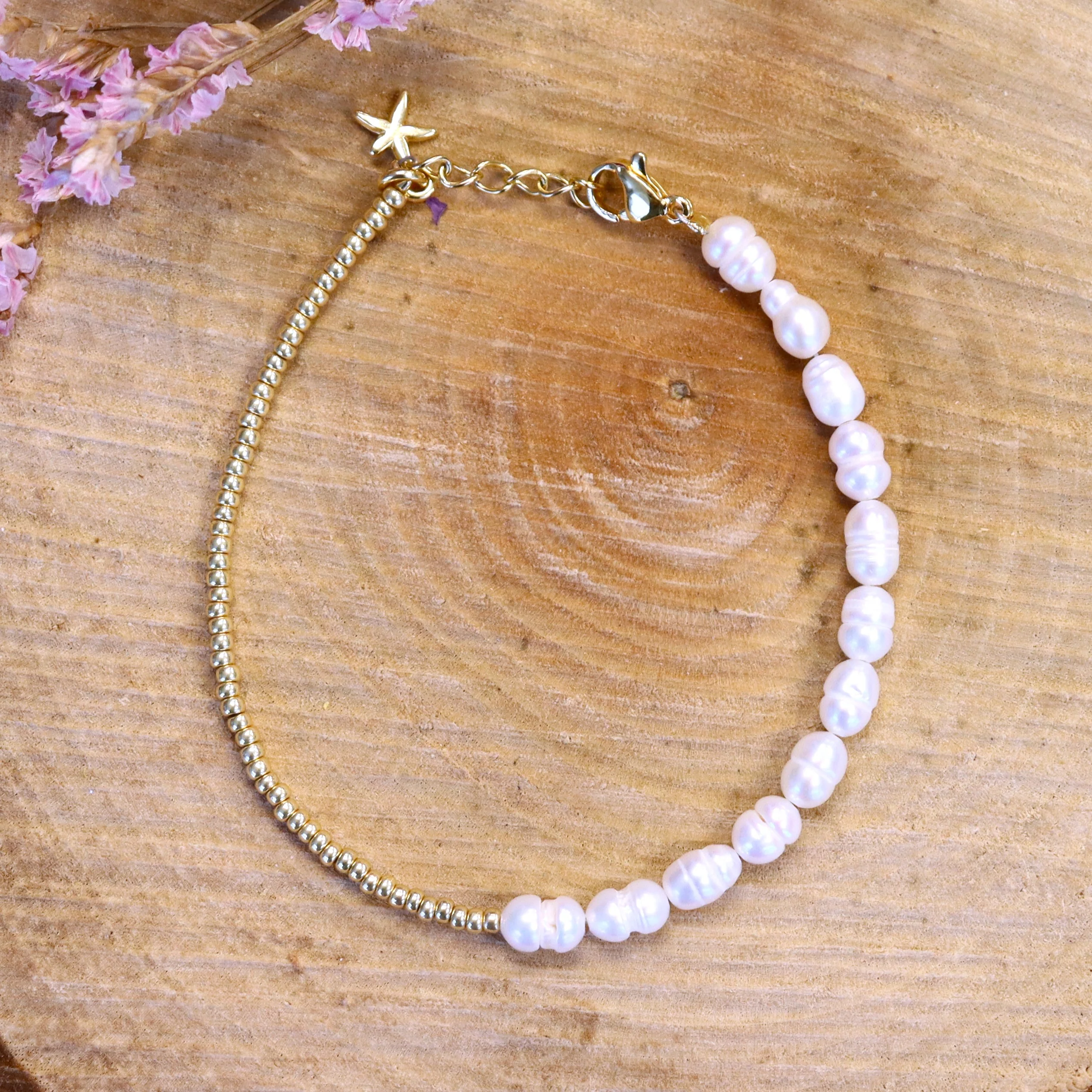 Miyuki armband met parels