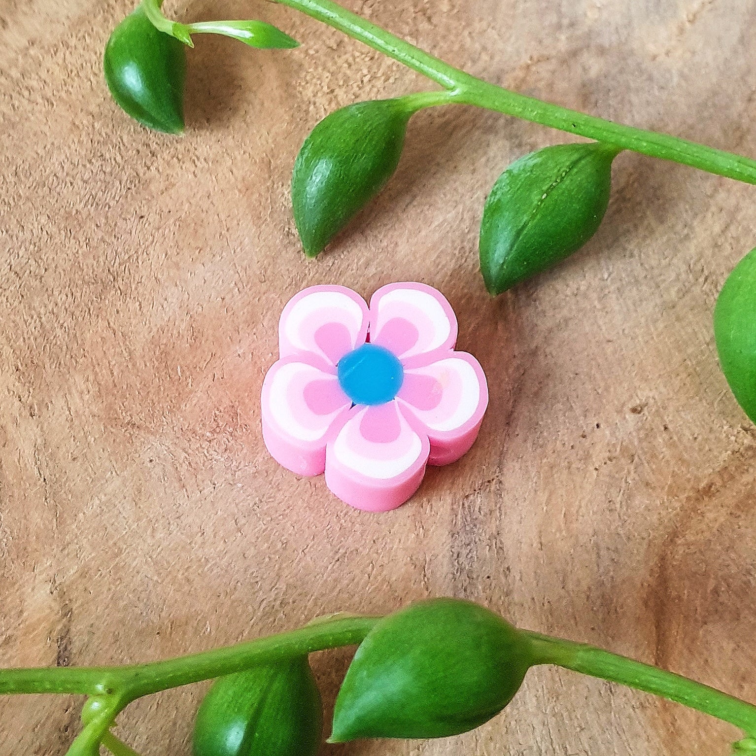 Polymeer bloem roze
